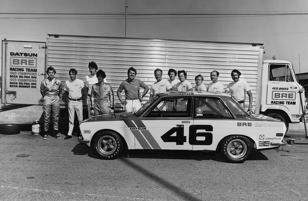 BRE Datsun 510 team Driven To Fail Sam Smith Automotive car John Morton