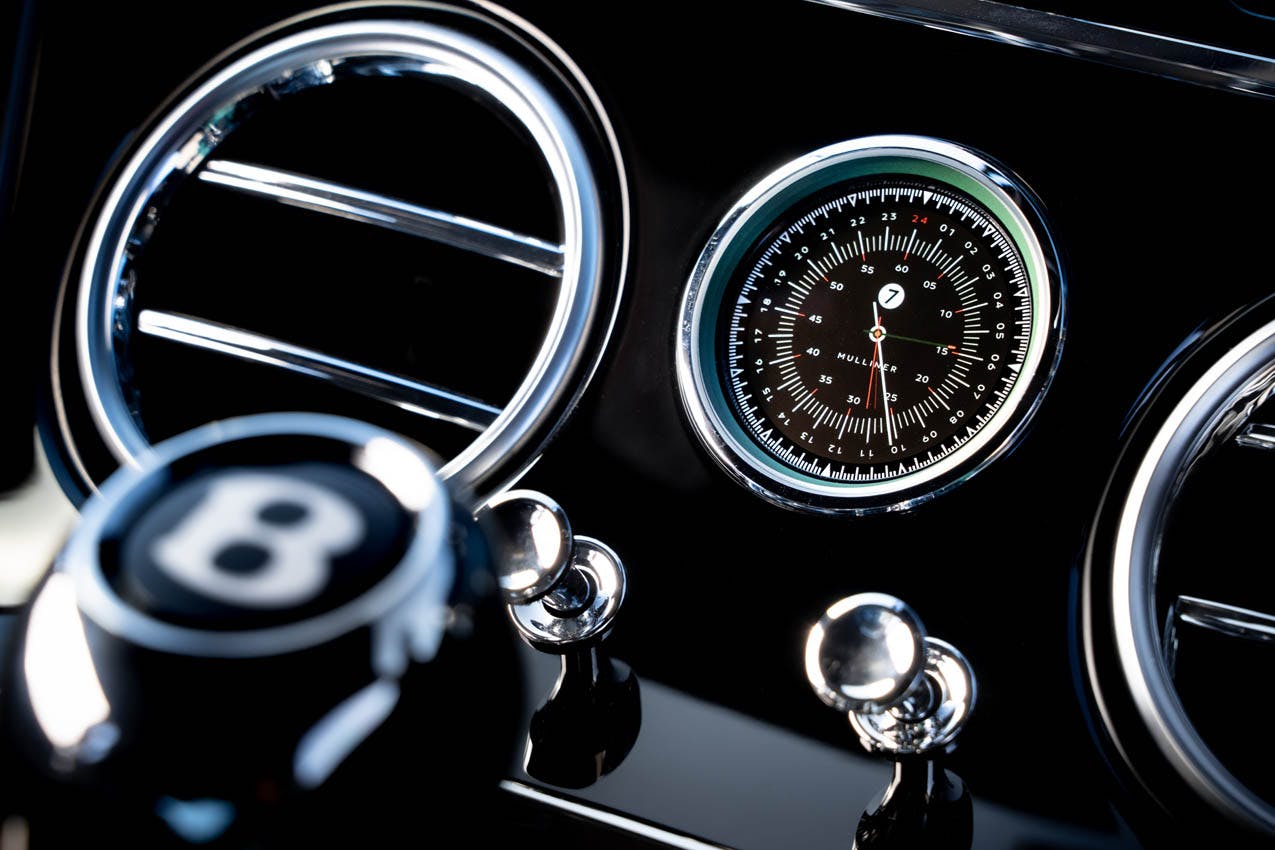 Bentley Continental GT Le Mans Collection interior digital clock in center display