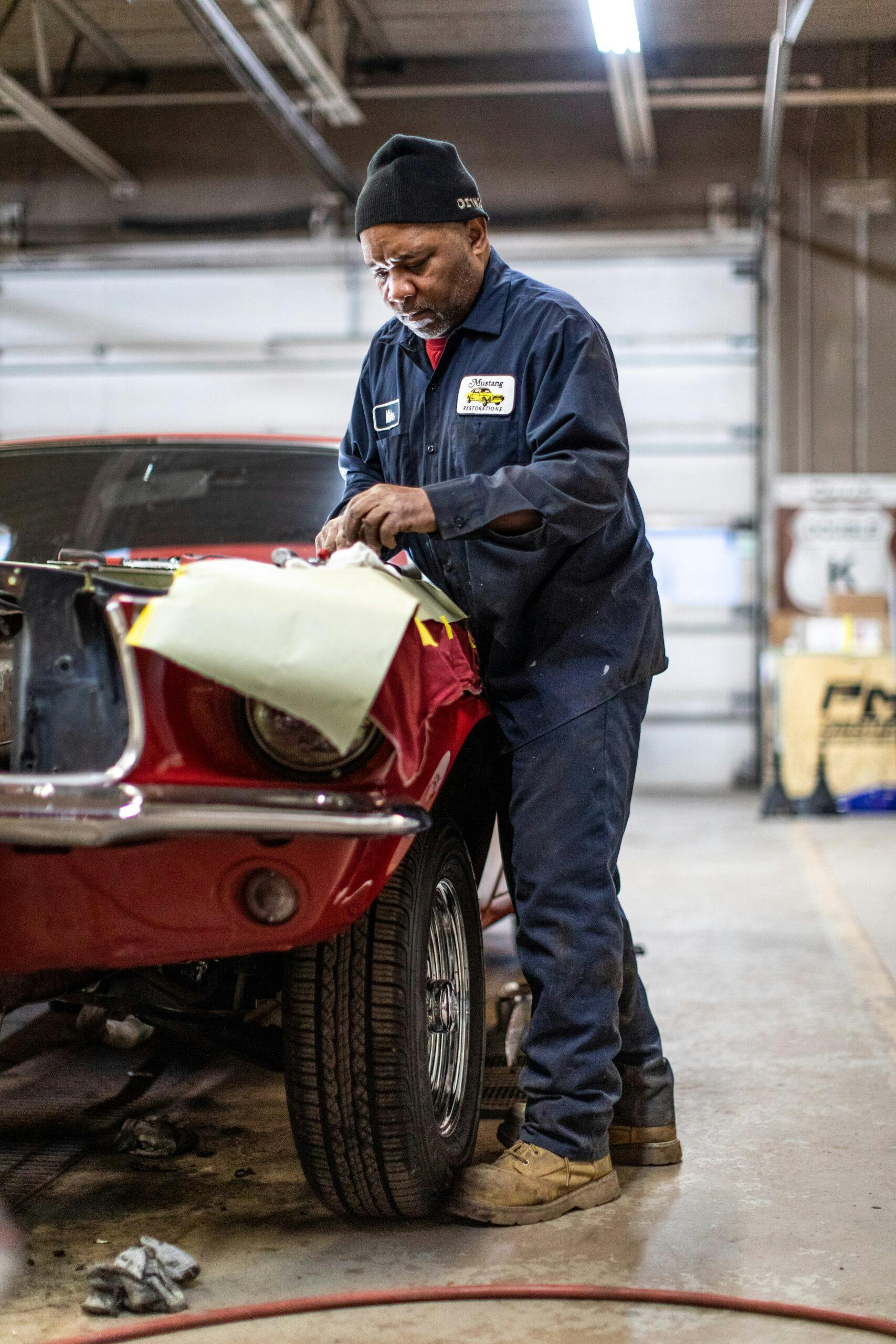 Mustang Brothers Restoration shop Mike Dorsey