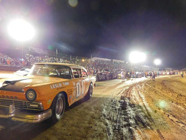 Nece family homegrown stock car under the lights