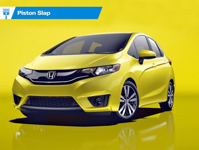 Piston Slap 2015 Honda Fit yellow lead