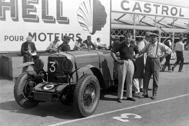 French Driver Edouard Brisson stutz race car le mans