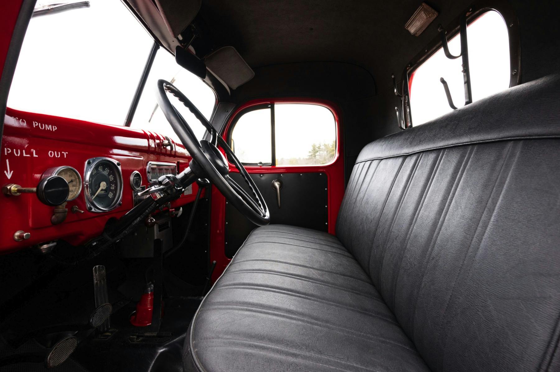 Tom Selleck 1953 Dodge Power Wagon interior