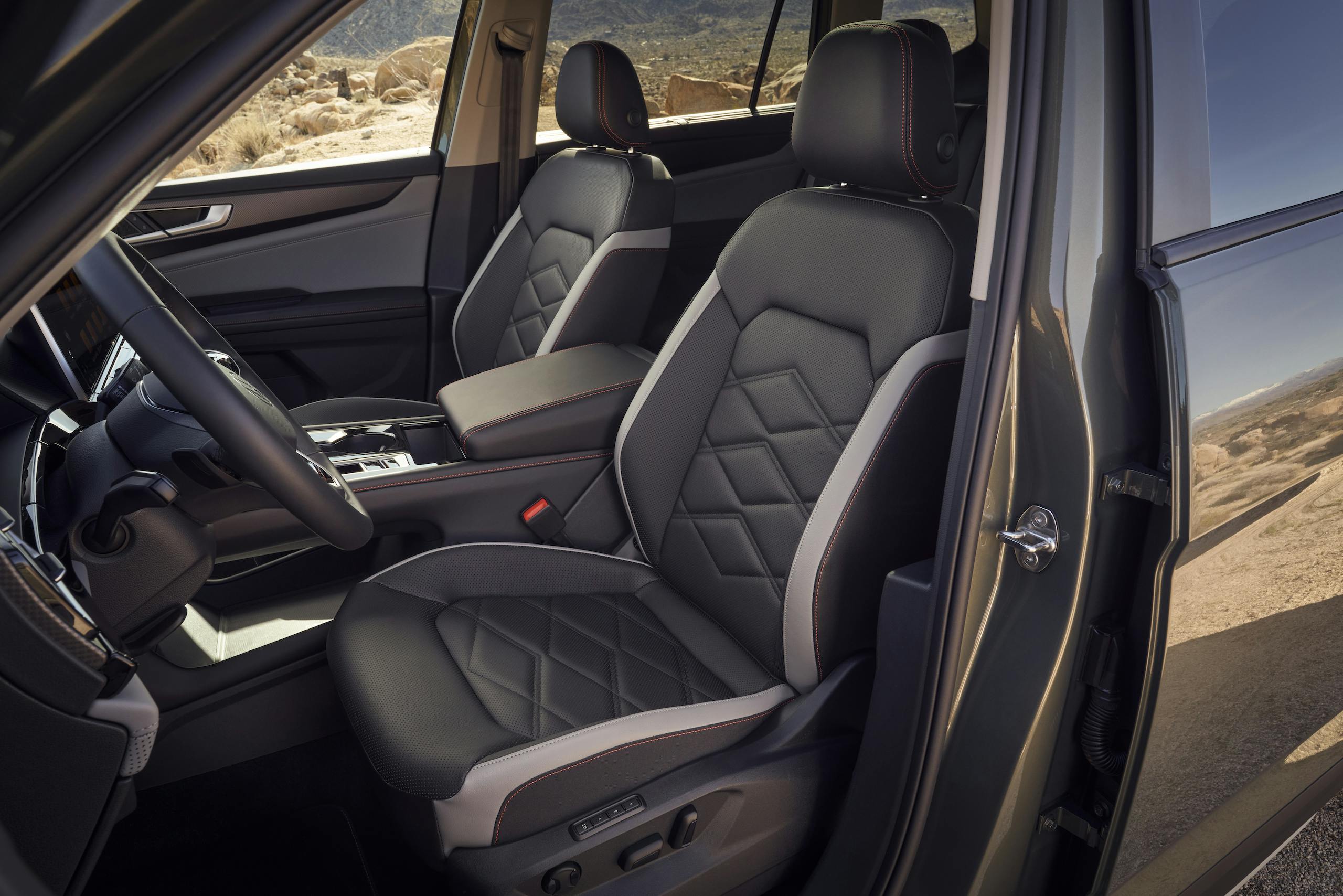 VW Atlas Peak Edition interior front seats