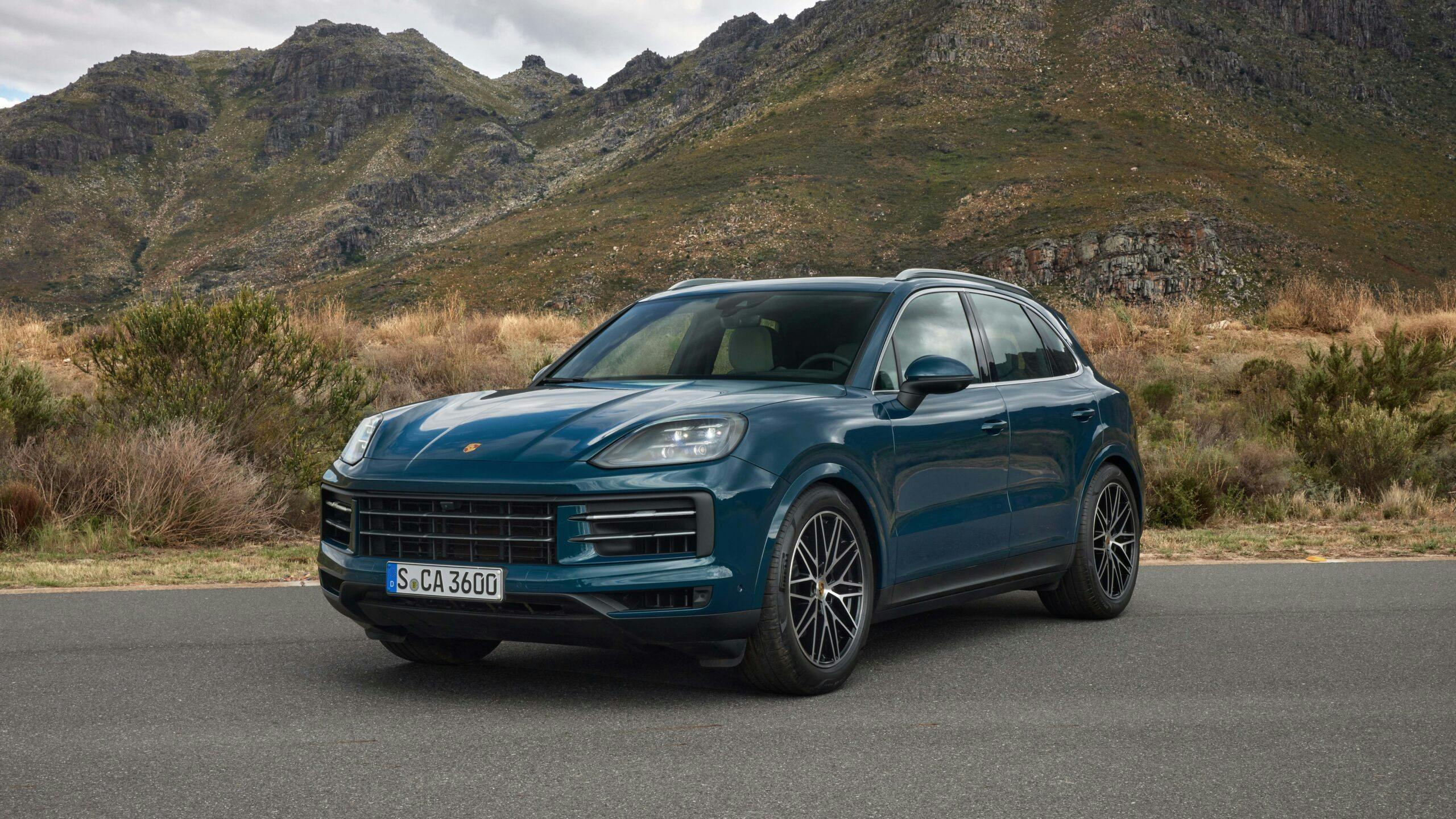 2024 Cayenne action front 3-4