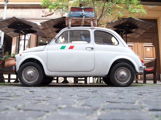 Fiat500 roof luggage