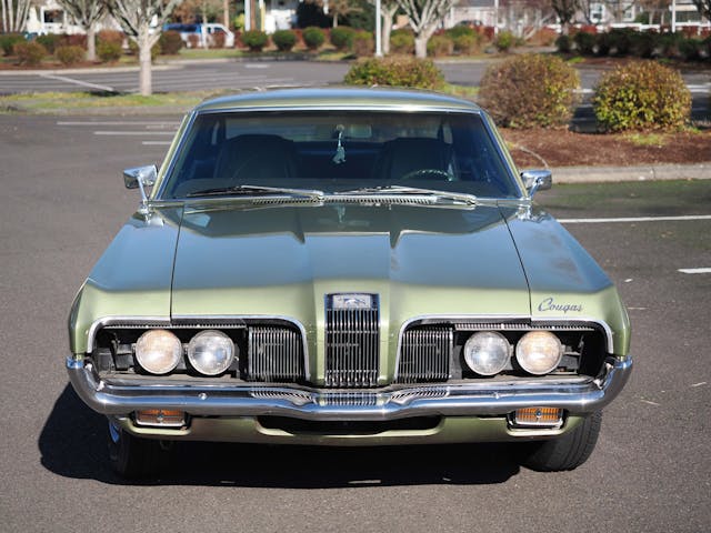 1970 Mercury Cougar front headlights