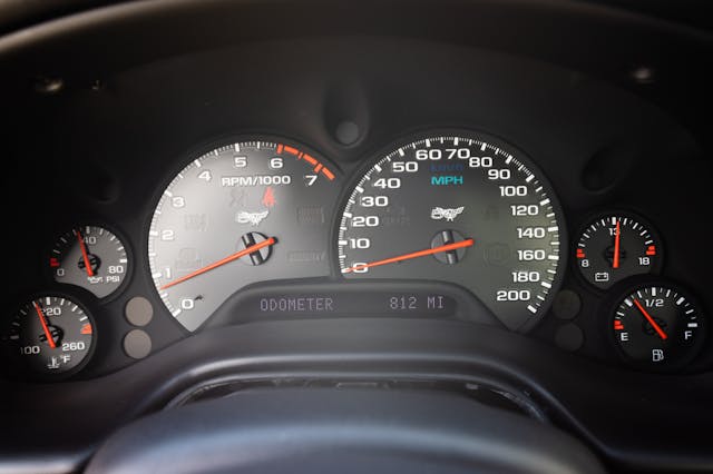 2003 Chevrolet Corvette-gauges
