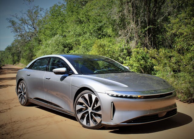 2022 Lucid Air Grand Touring front three quarter