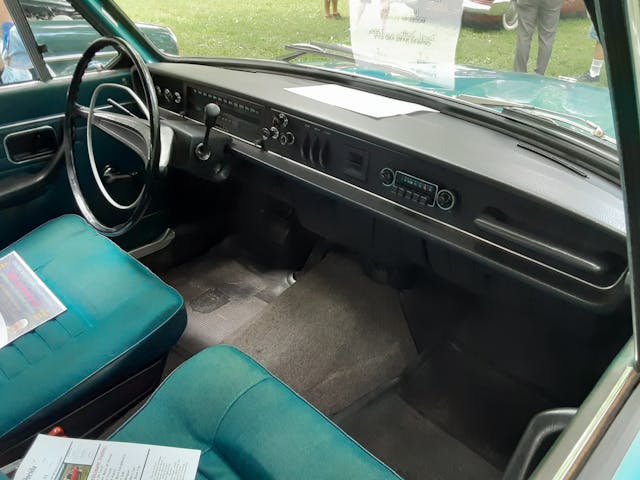 1969 Volvo 144S interior front angle