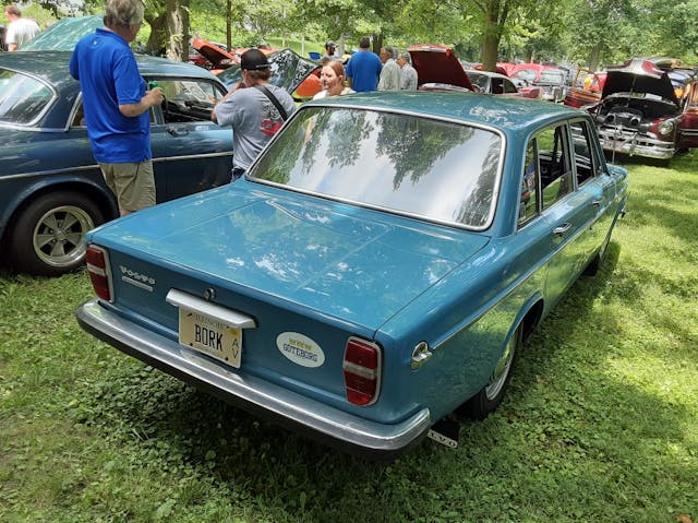 1969 Volvo 144S rear three quarter