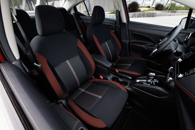 2023 Nissan Nissan Versa interior front seats