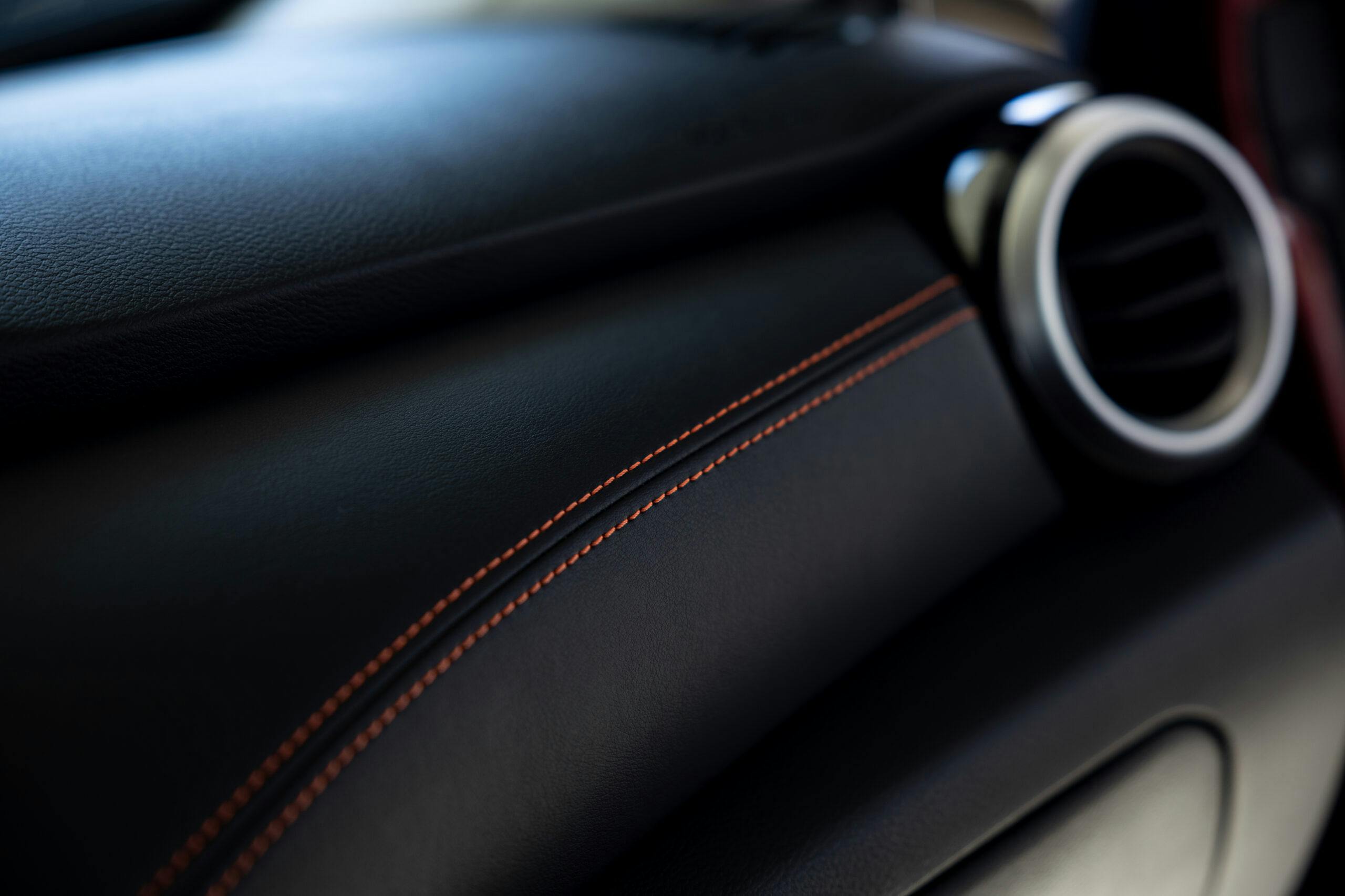 2023 Nissan Nissan Versa interior dash stitching detail