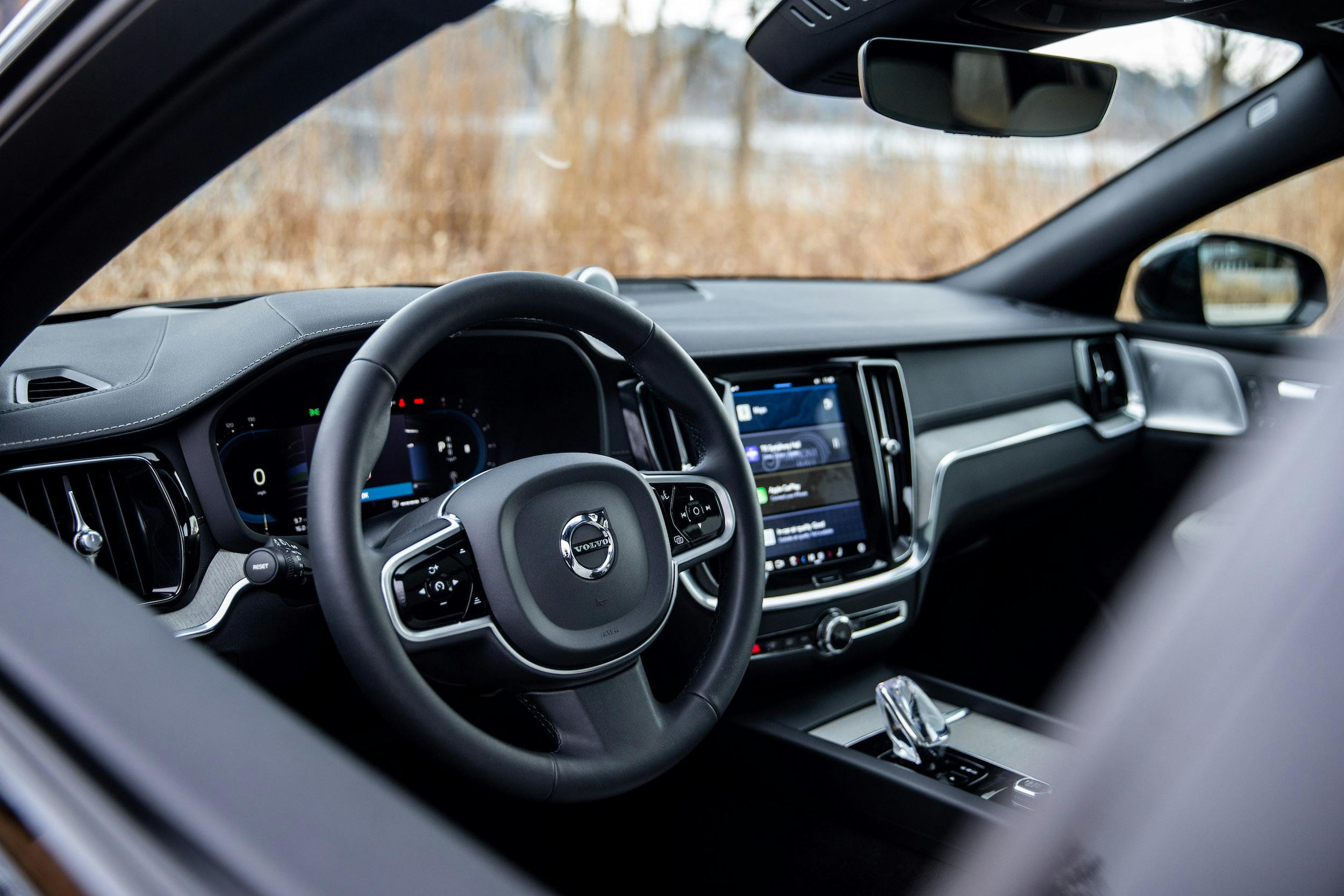 2023 Volvo V60 Cross Country interior front dash angle