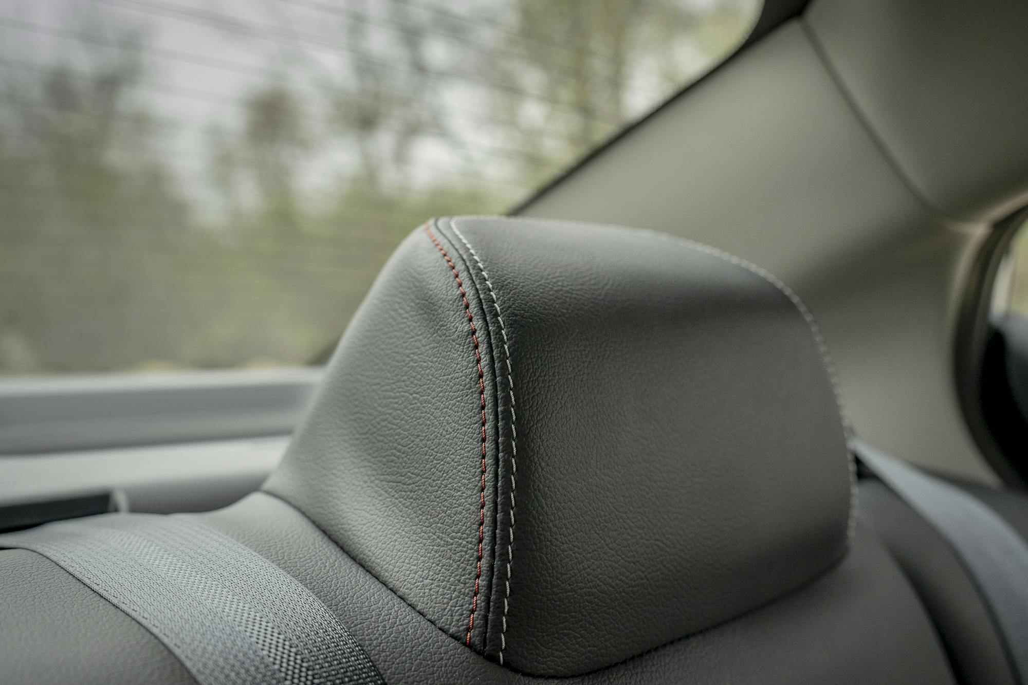 2023 Nissan Altima SR interior rear seat headrest detail