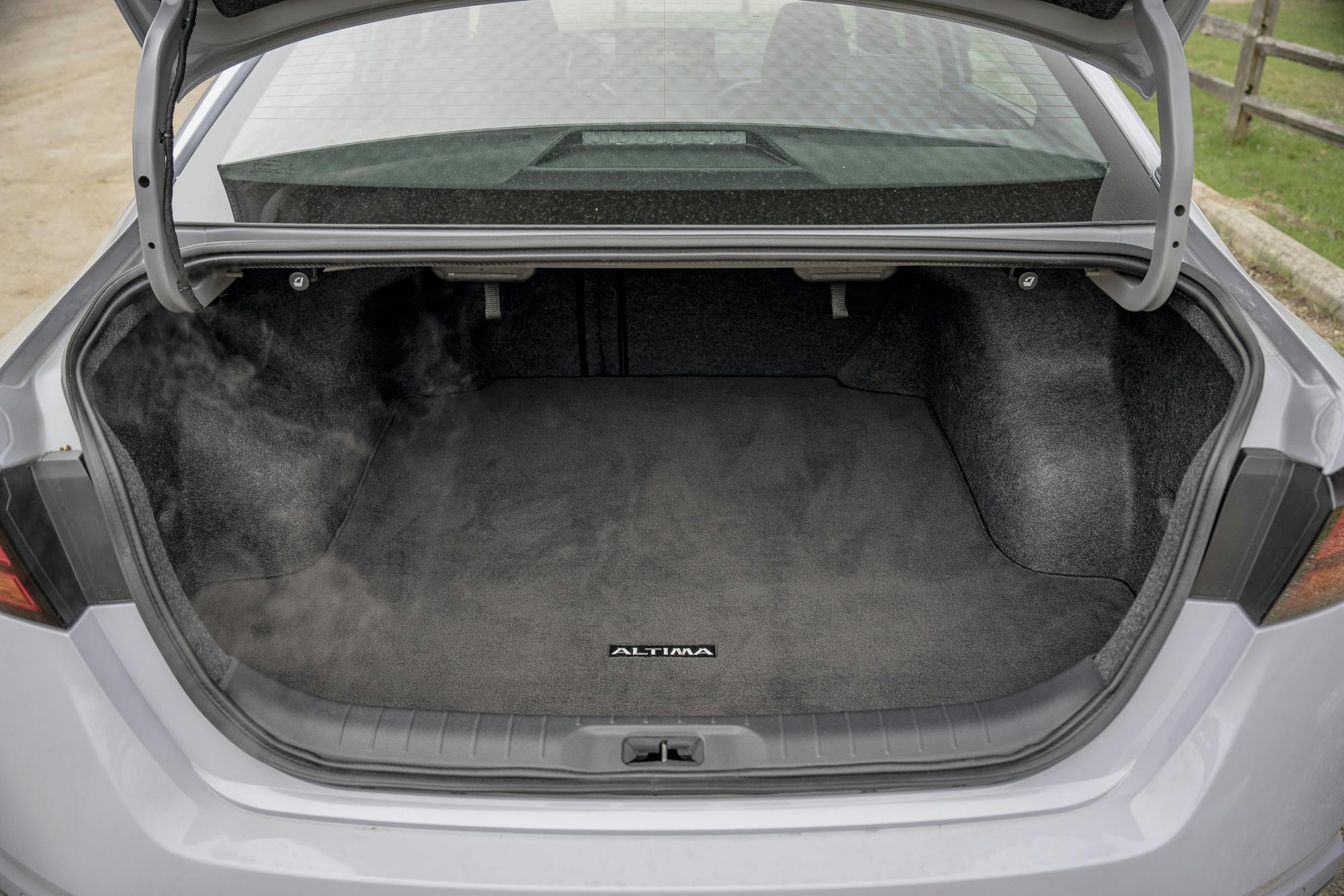 2023 Nissan Altima SR interior rear trunk cargo cavity