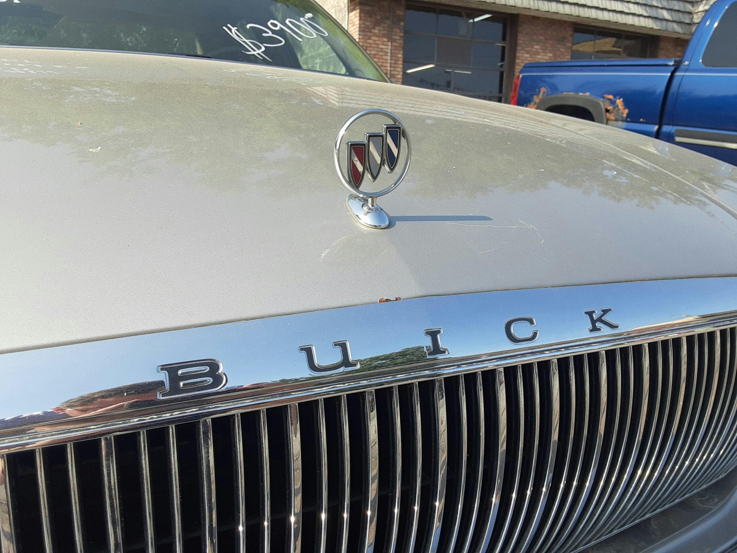 1996 Buick Park Avenue Ultra hood closeup