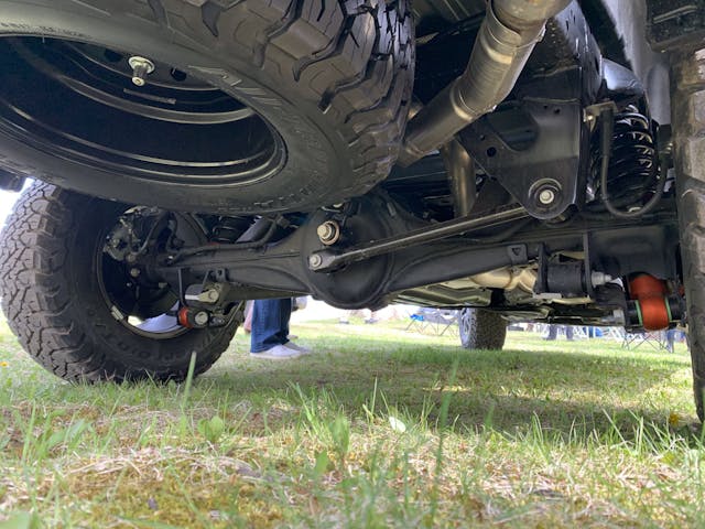 2024 Ford Ranger exterior rear suspension detail