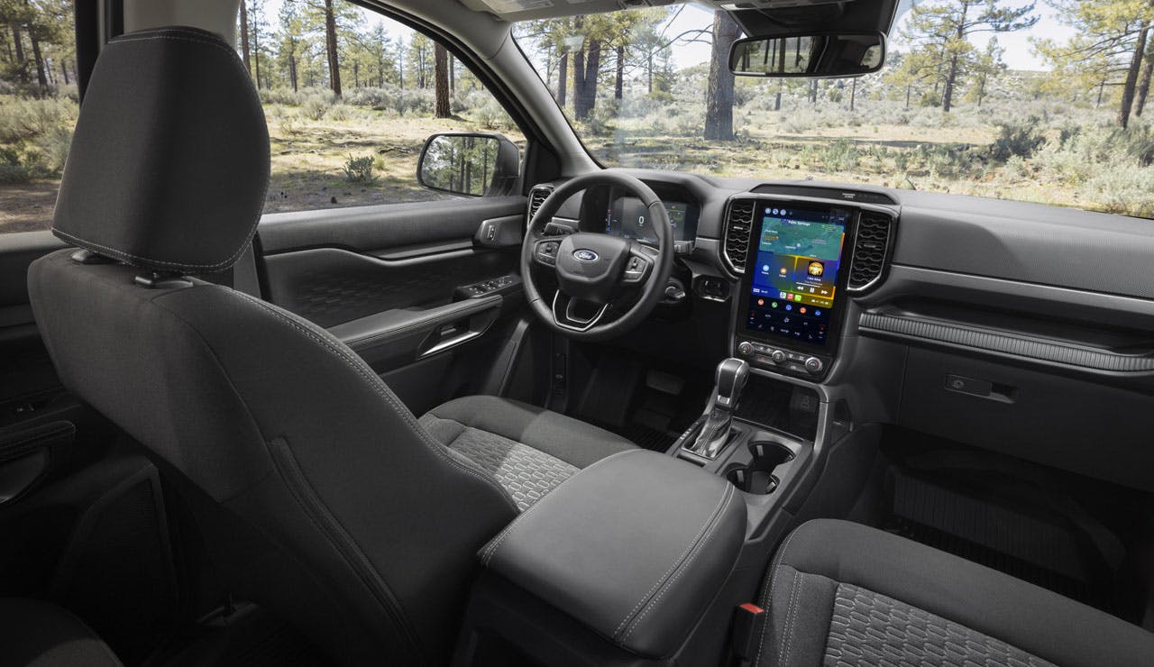 2024 Ford Ranger XLT Sport interior front cabin area driver's side