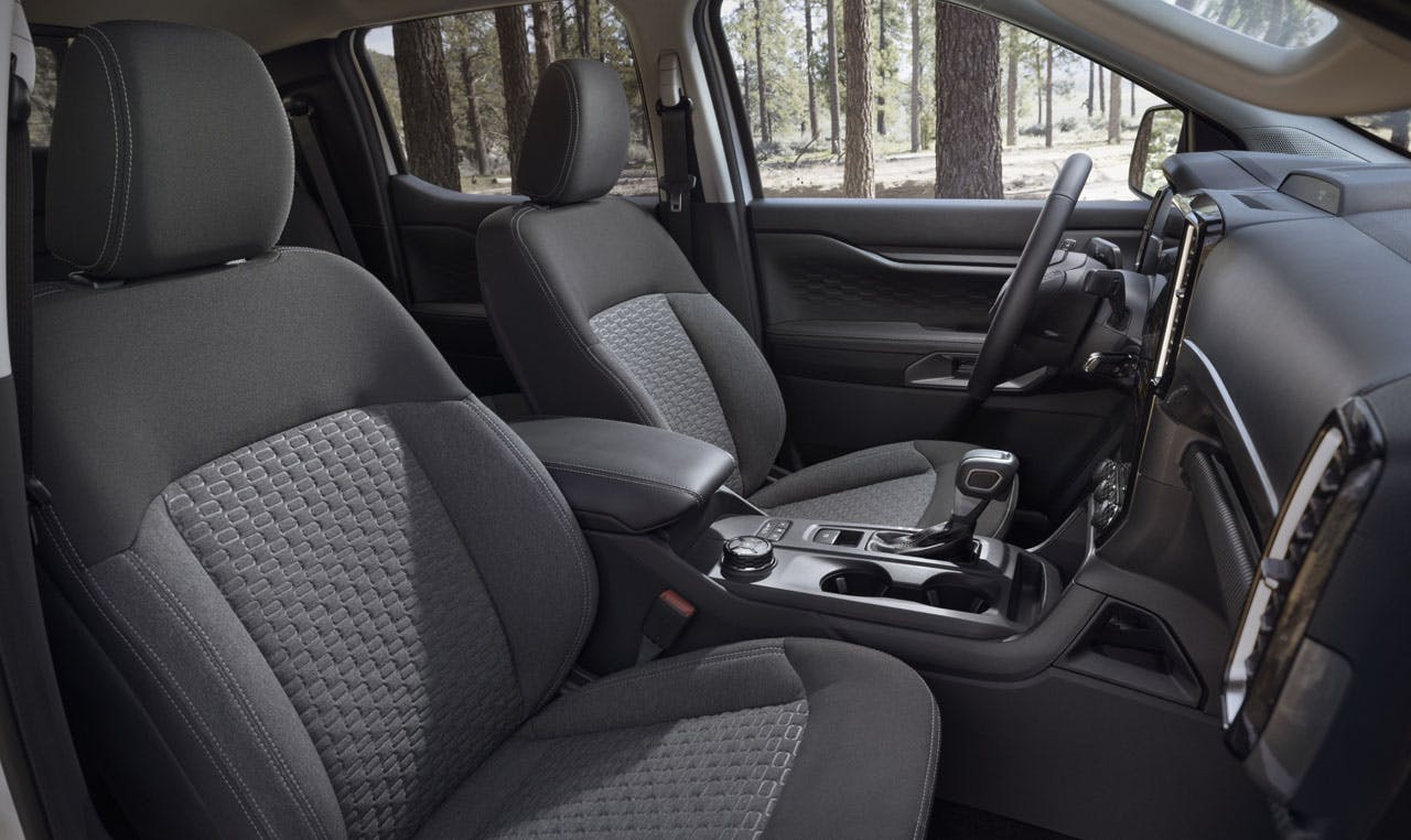 2024 Ford Ranger XLT Sport interior seat details