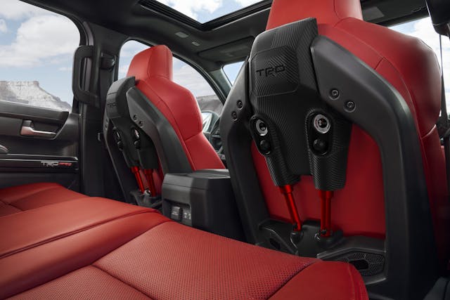 2024 Toyota Tacoma TRD Pro interior IsoDynamic Seats