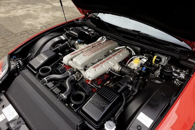 550 Ferrari Barchetta engine bay
