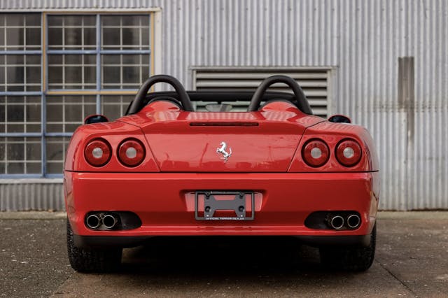 550 Ferrari Barchetta rear