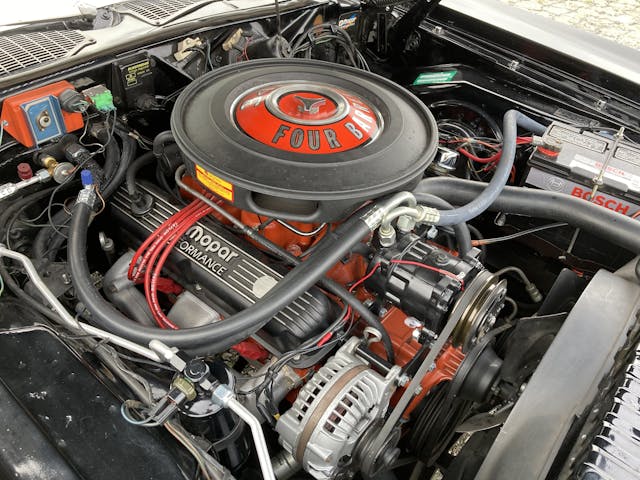 1970 Plymouth Cuda Ray Eugenio engine bay