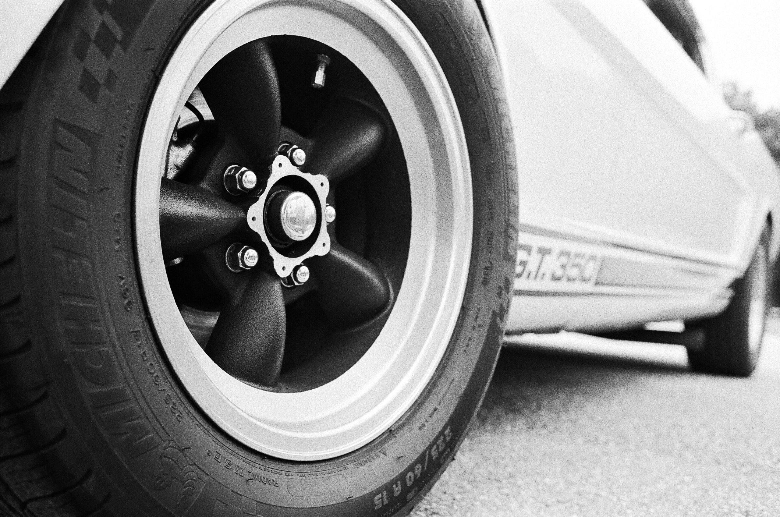 1965 Shelby GT350 wheel and tire