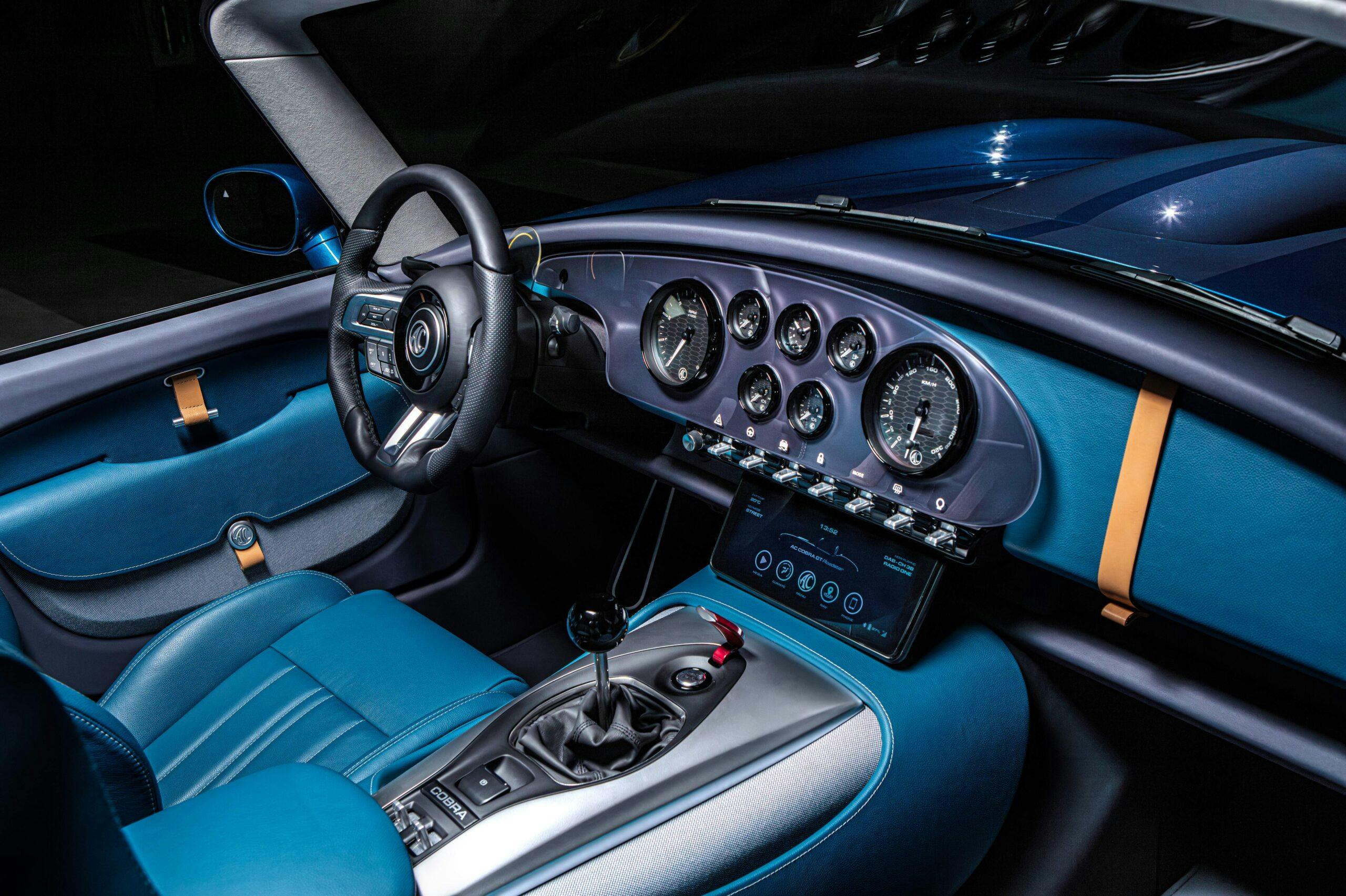 AC Cobra GT Roadster interior