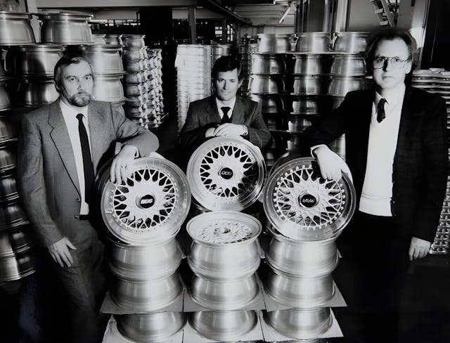 BBS founders Heinrich Baumgartner and Klaus Brand