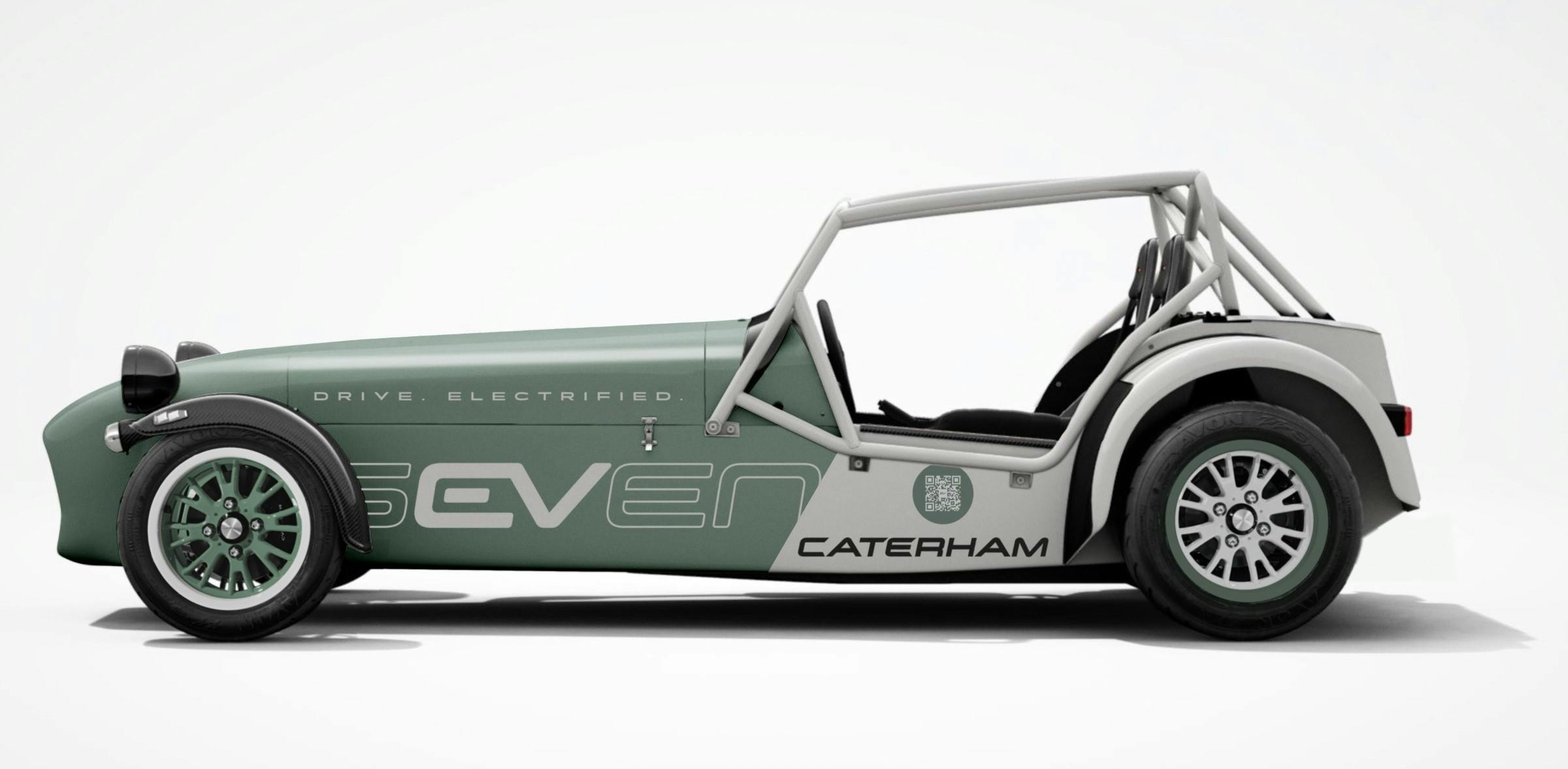 Electric Caterham Seven side profile