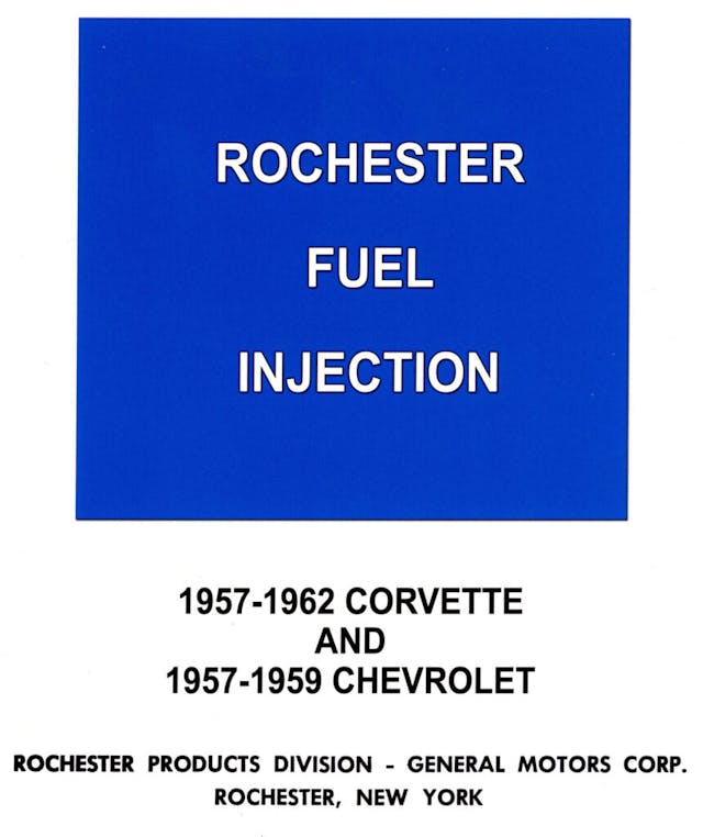 GM service manual for your system is essential if you choose to rebuild a Rochester Fuel Injection unit