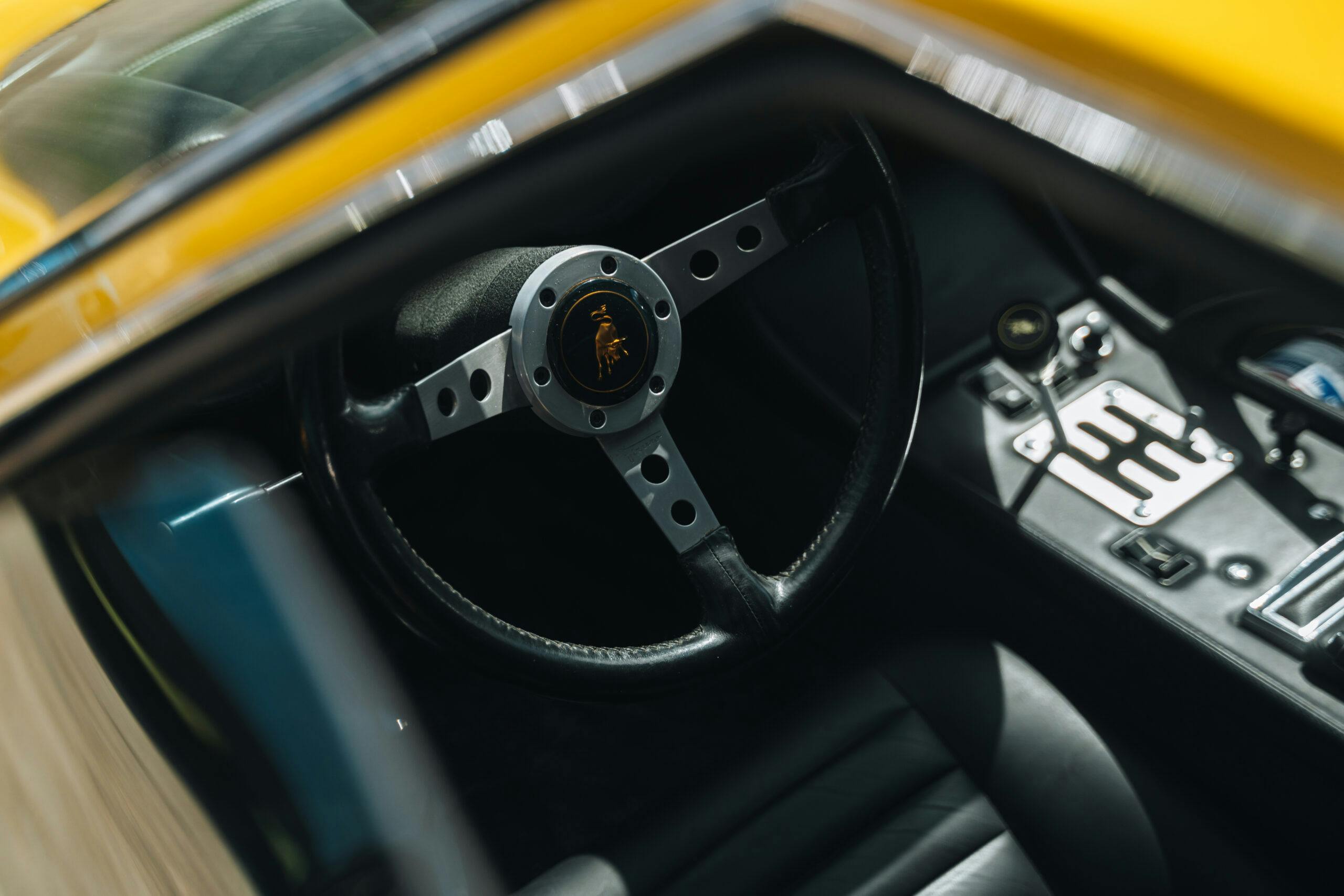 1973 Lamborghini Miura SV interior