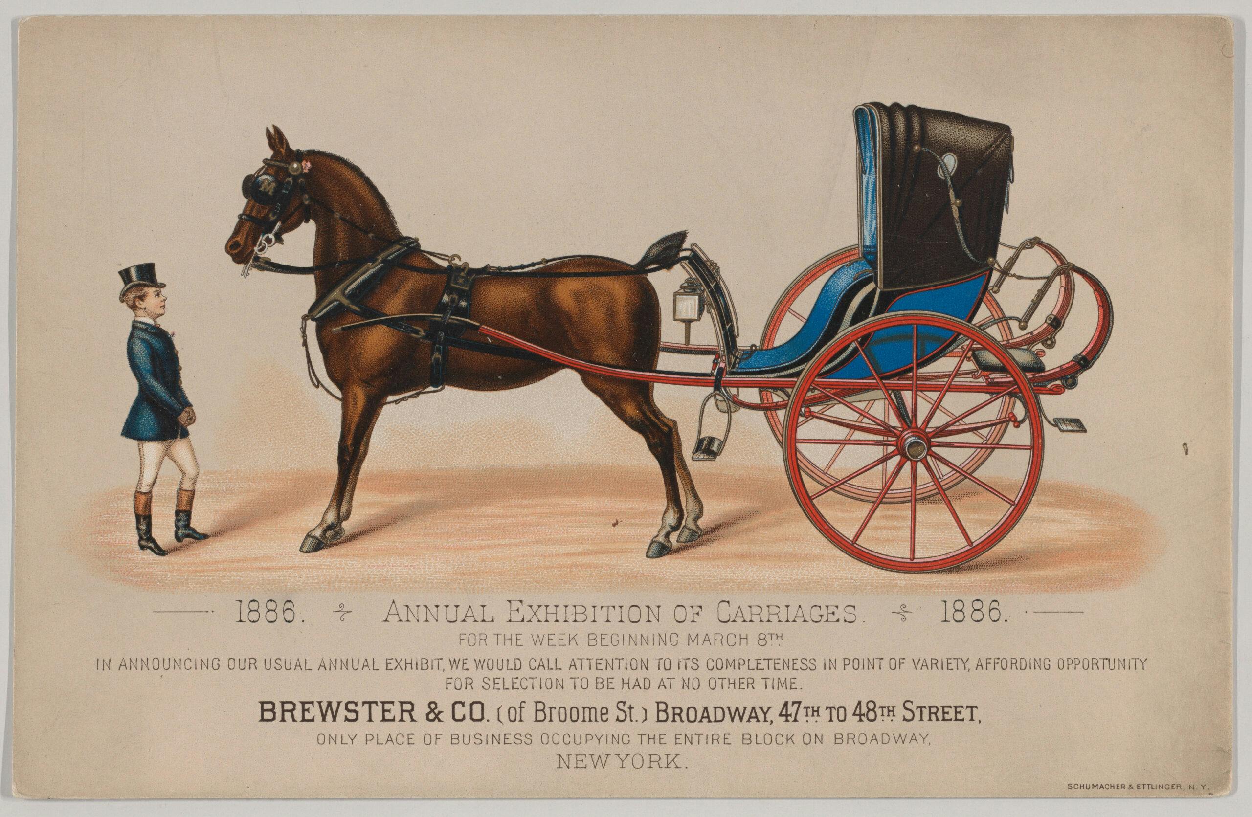 Brewster Annual Exhibition Of Carriages