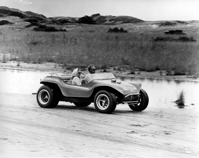 Faye Dunaway and Steve McQueen The Thomas Crown Affair Beach Car