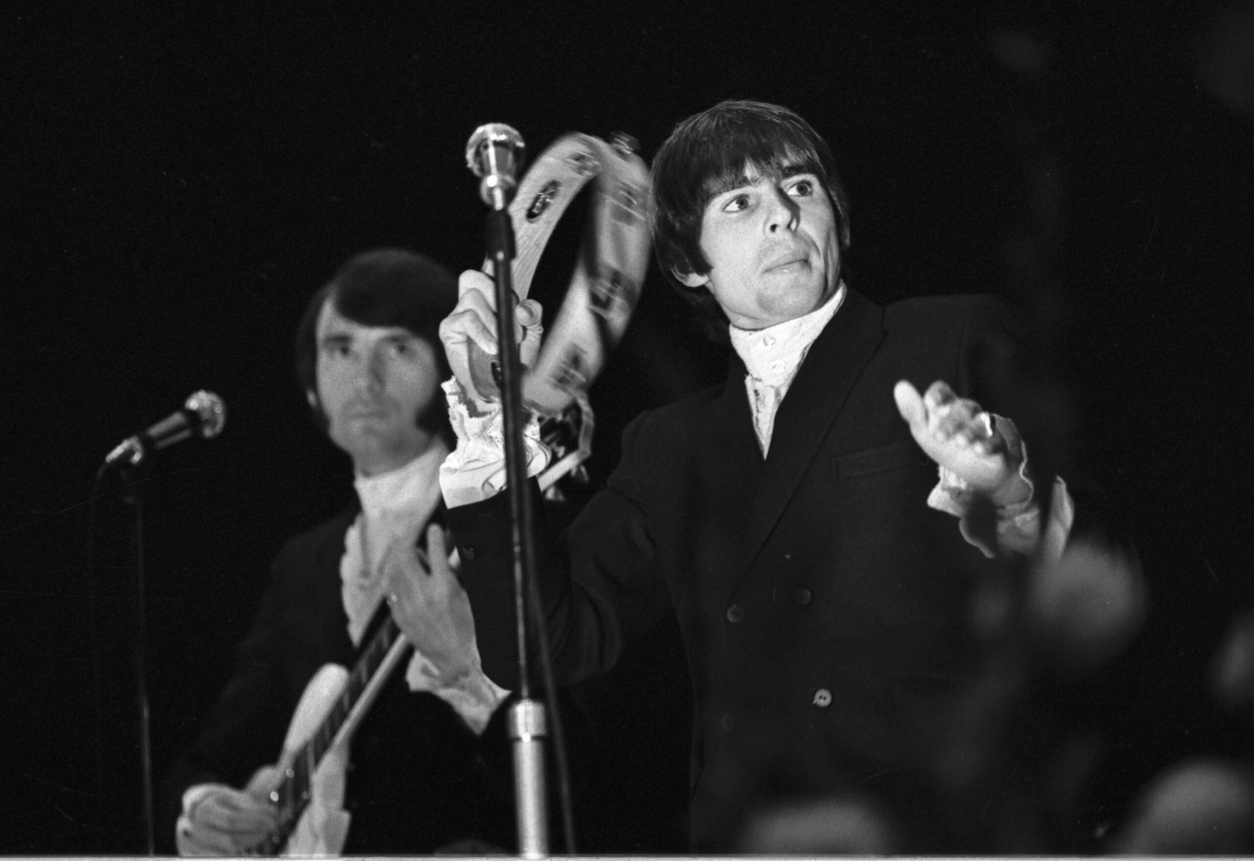 Mike Nesmith and Davy Jones of The Monkees in concert at The Stadium in Sydney o