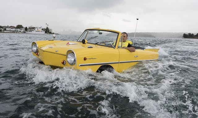 Car That Turns Into Boat Makes Splash In Sydney Harbour