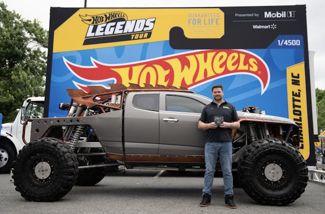 Hot Wheels Legends Tour Charlotte, North Carolina winner 2015 Chevrolet Colorado "Kymera" exterior side profile