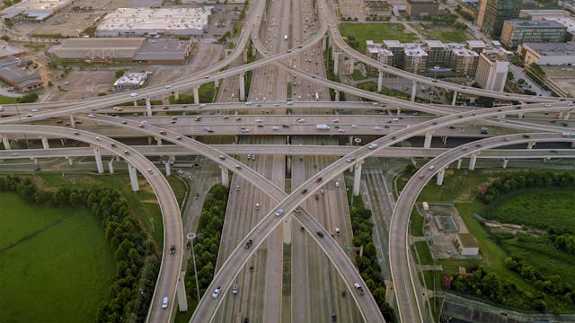 Katy Freeway Aerial Greater Houston Texas