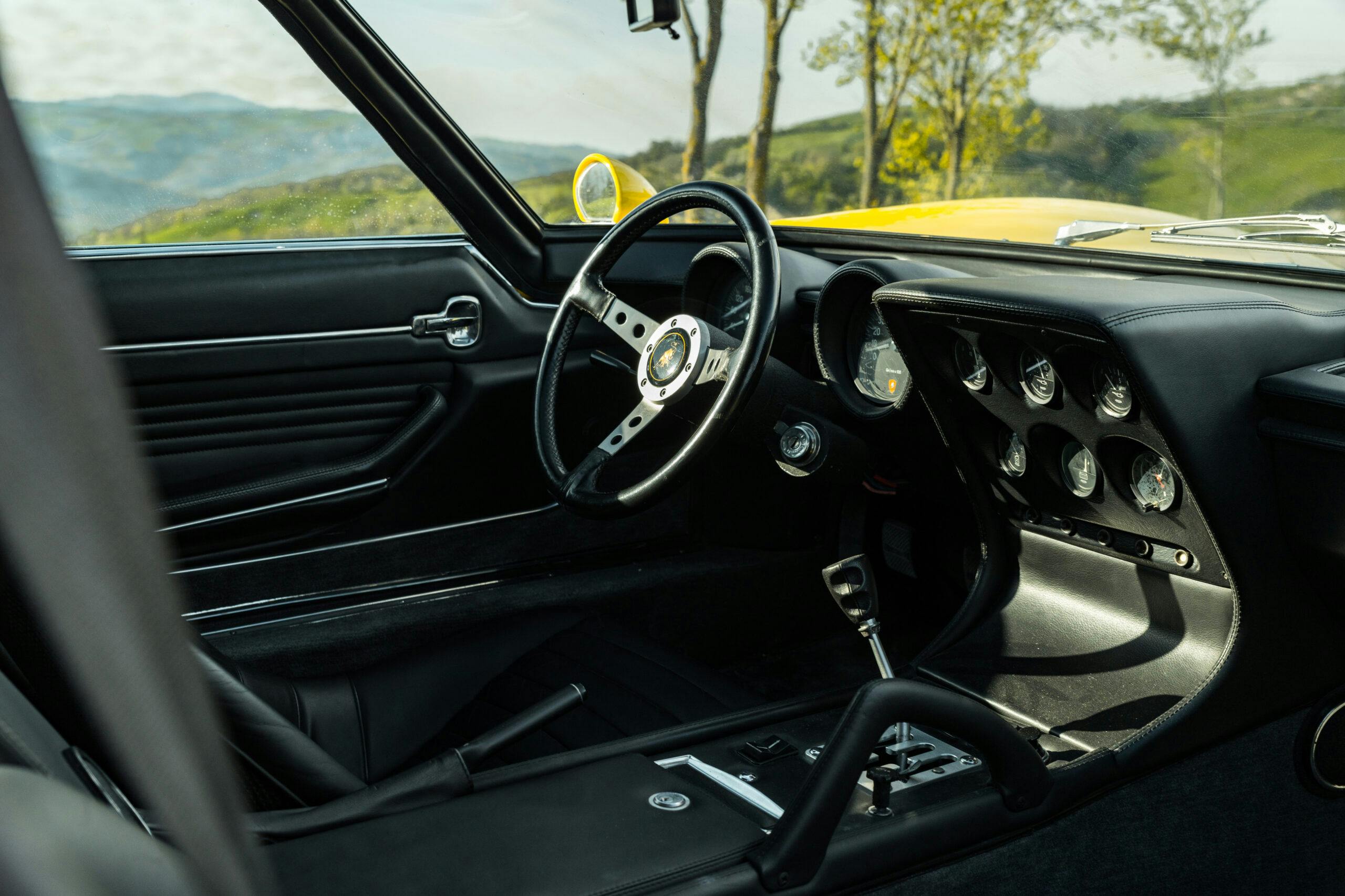 1973 Lamborghini Miura SV interior 5