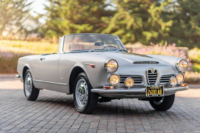 1964-Alfa-Romeo-2600-Spider front three quarter