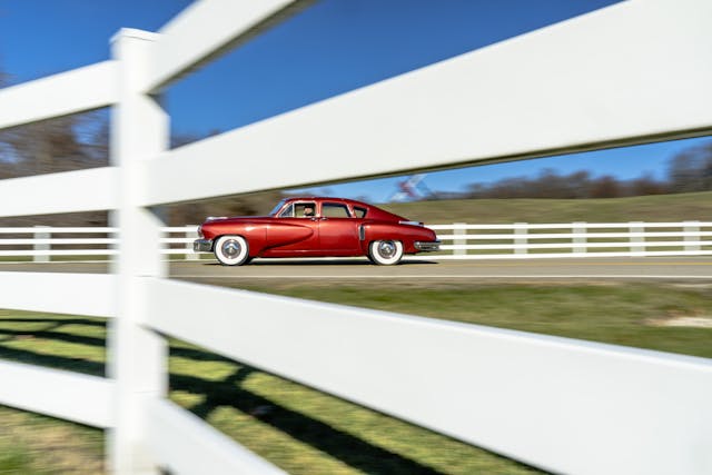 Tucker 48 side profile dynamic action
