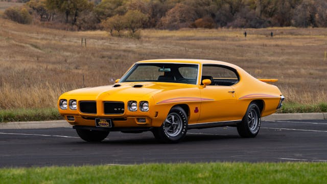 Pontiac GTO high impact color front three quarter