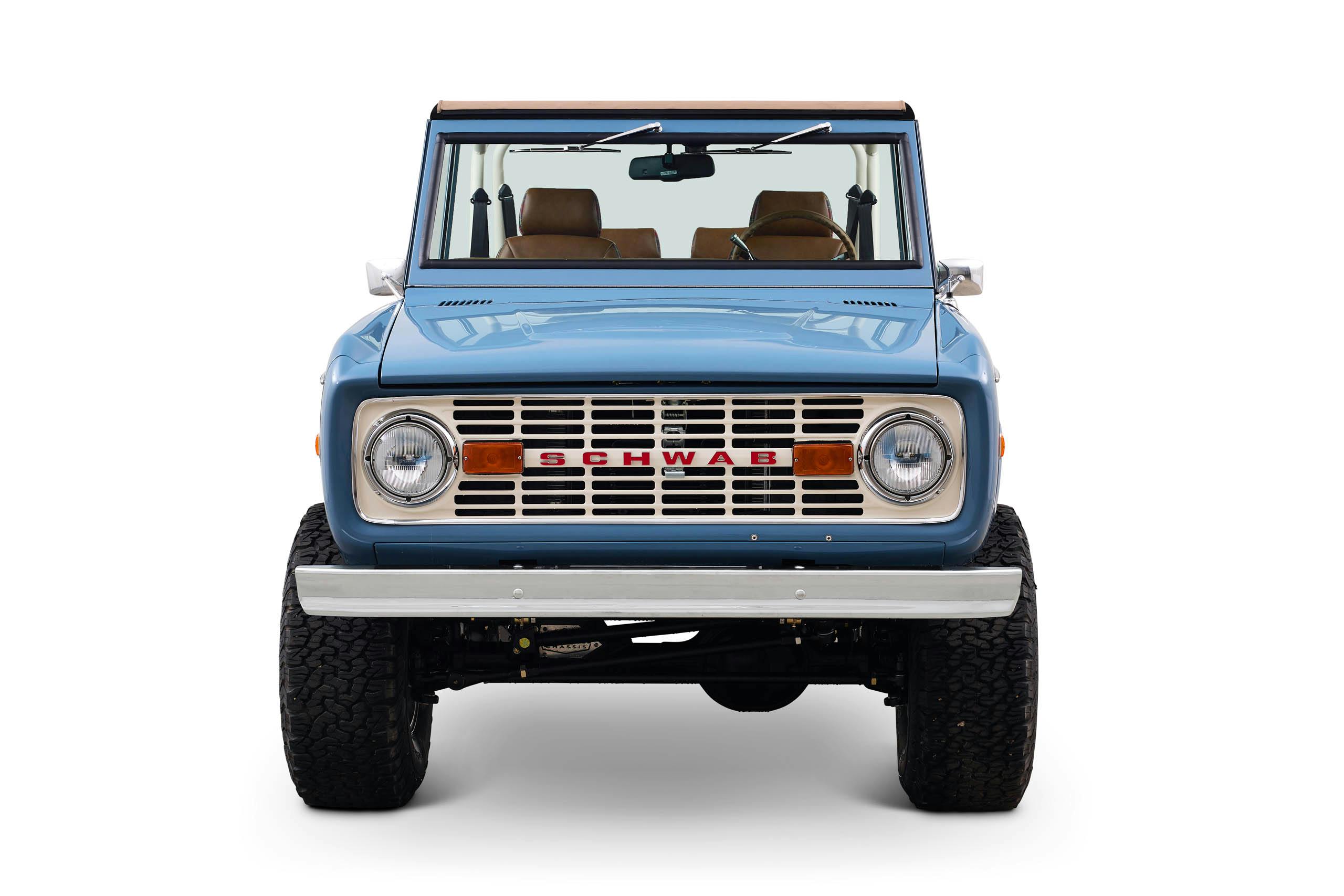 1973 Ford Bronco restomod Charles Schwab Challenge exterior front end