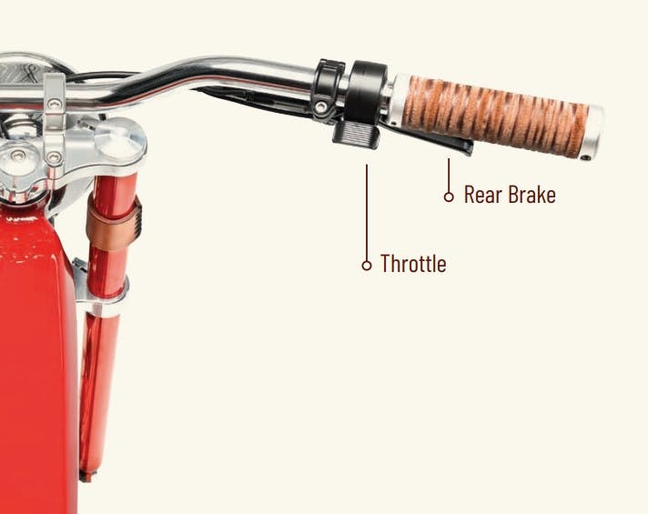 Brake and throttle diagram - Vintage Electric Bikes