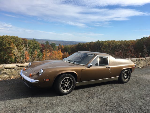 Lotus Europa Rob Siegel side overlook fall color view