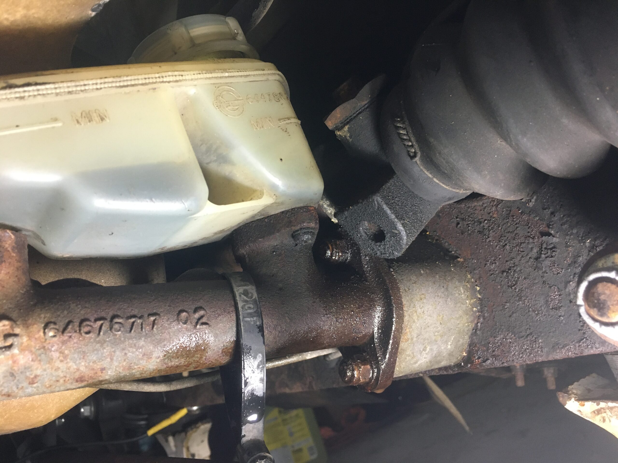 The Great Lotus Europa / Datsun F10 Master Cylinder Swap begins