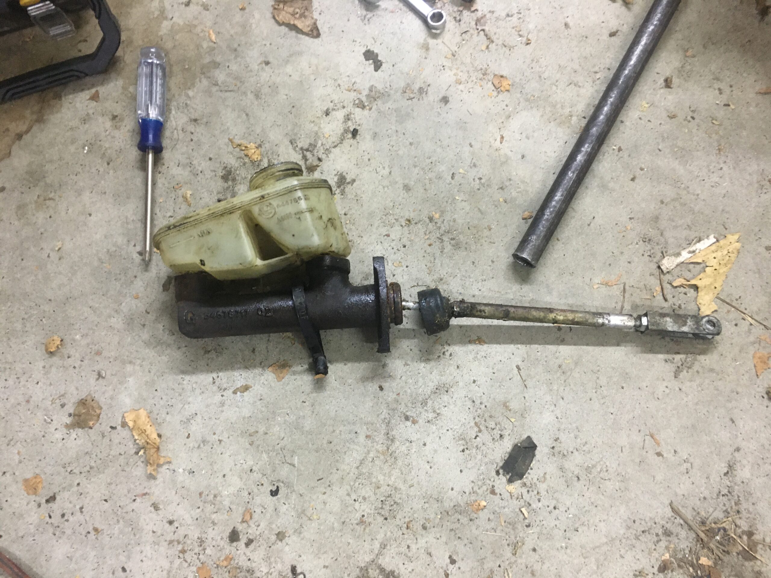 The Great Lotus Europa / Datsun F10 Master Cylinder Swap begins