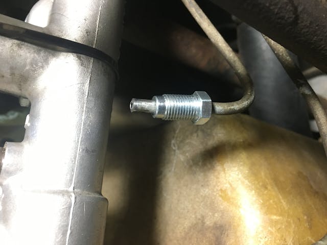 Lotus brake line tap
